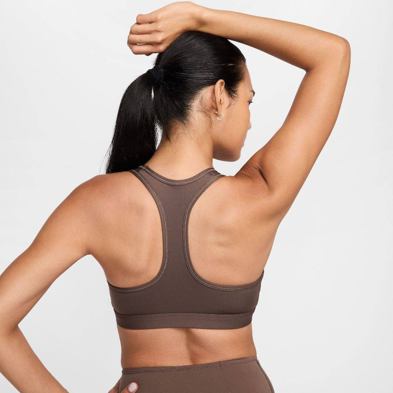 Womens swoosh medium-support padded bra-null