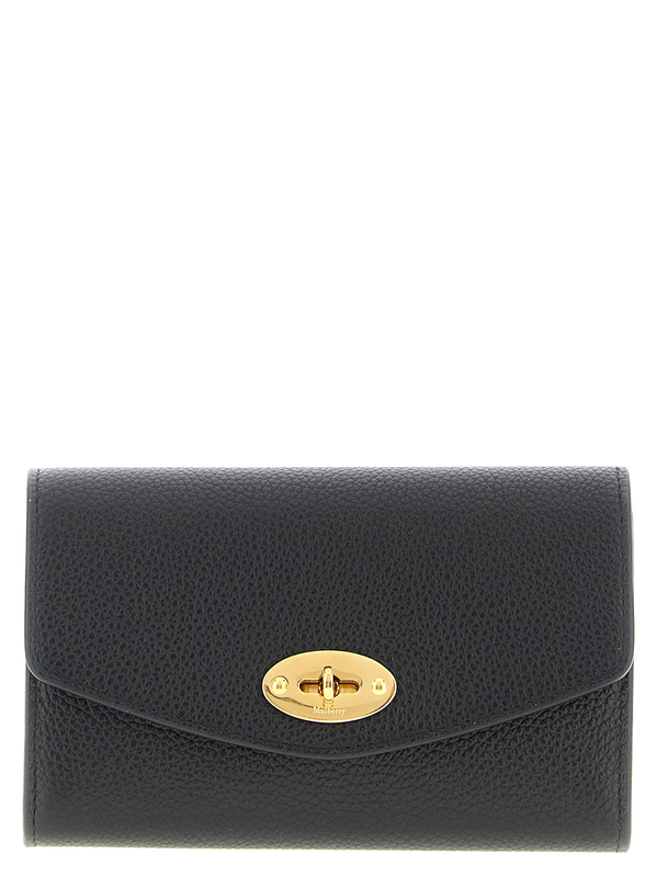Black bovine leather cardholder-null