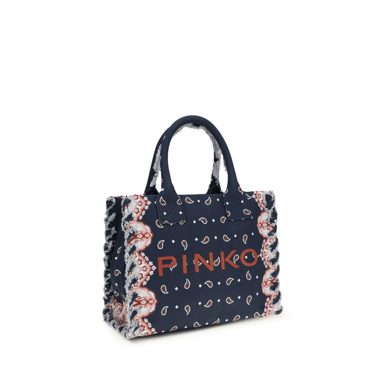 Multicolor cotton shoulder bag-null