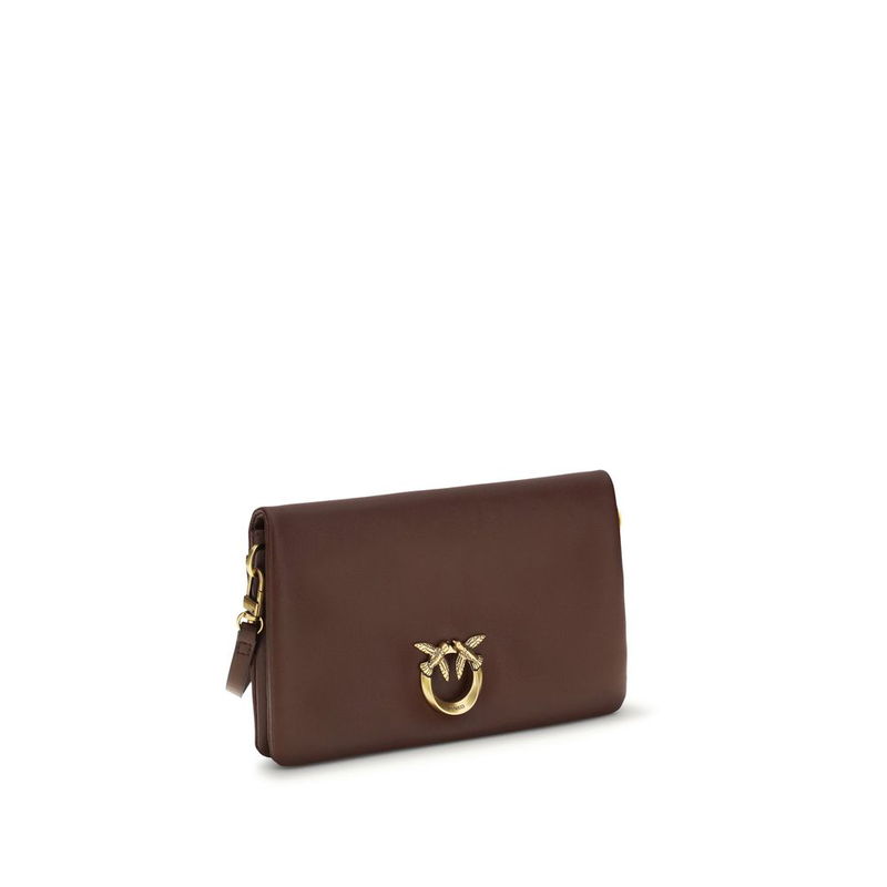Purple calf leather bos taurus shoulder bag-null