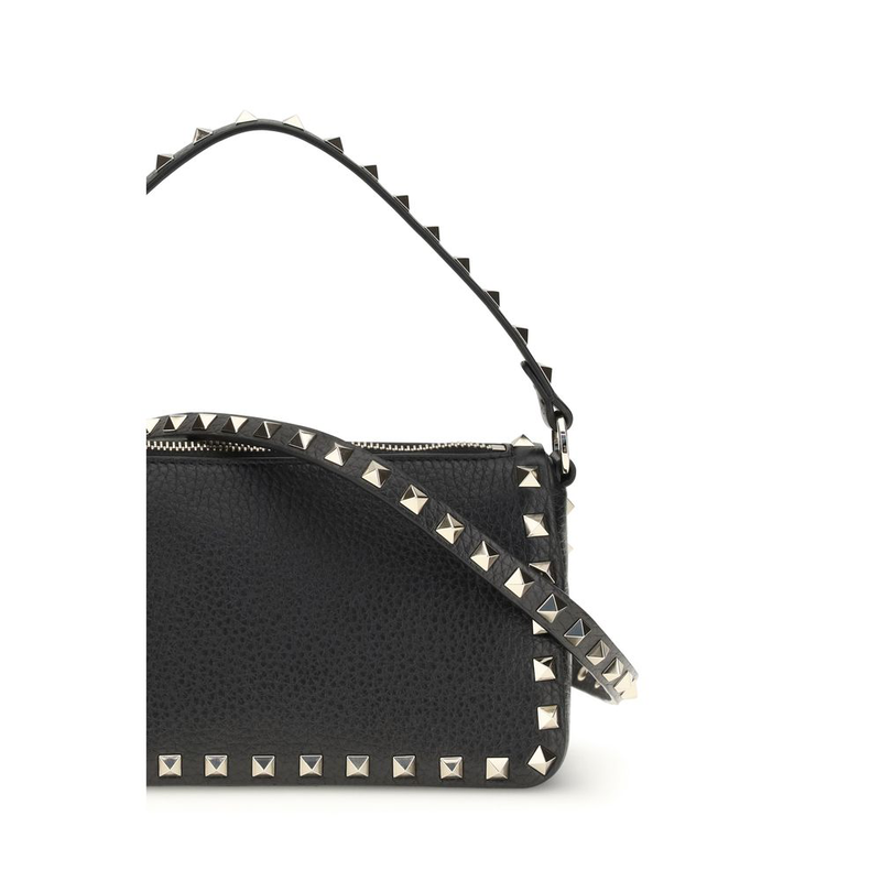 Black calf leather bos taurus shoulder bag-null
