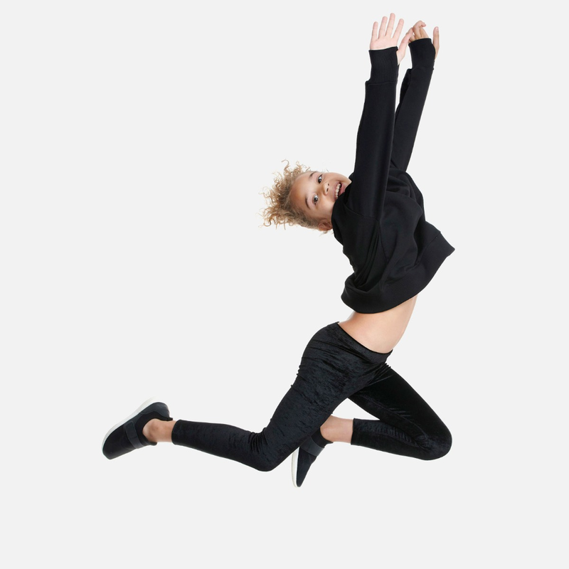 Bodytalk girls velour legging black-null