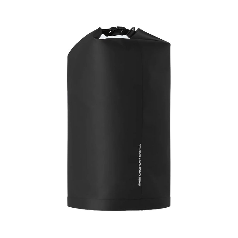 Black recycled polyester handbag-null