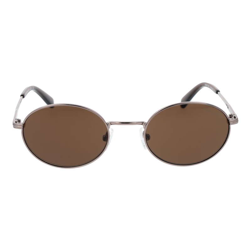 Brown metal sunglasses-null
