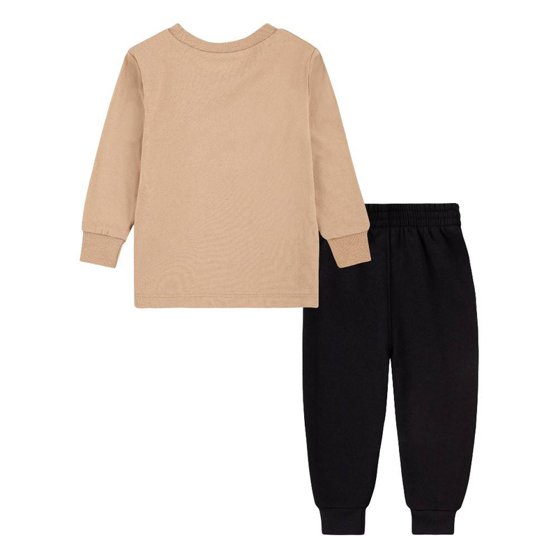 Nike jordan Air jordan infant lil champ long sleeve tee and pant set-null