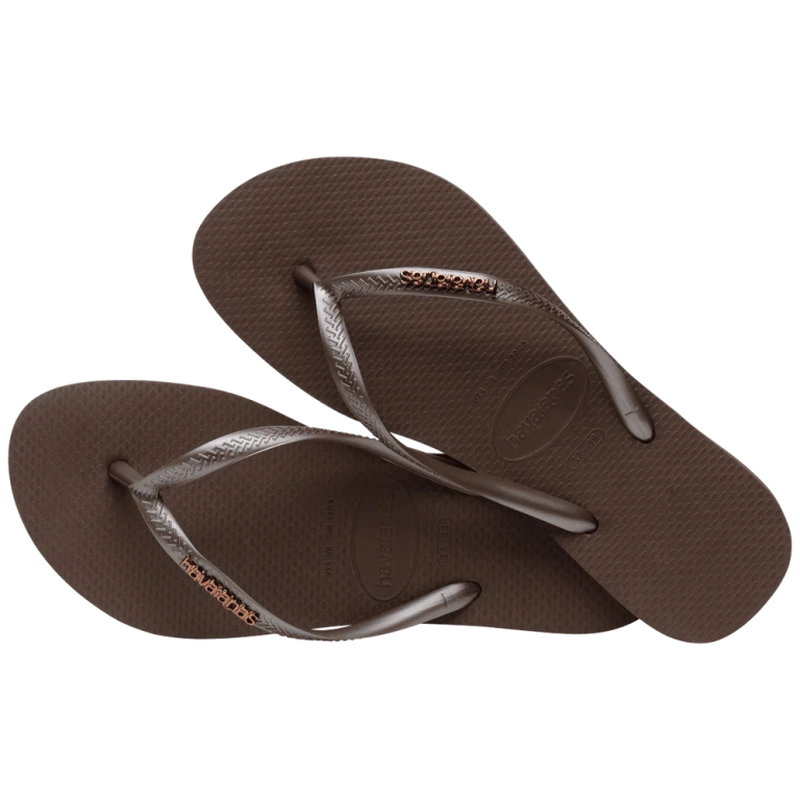 Havaianas  slim logo metallic-null
