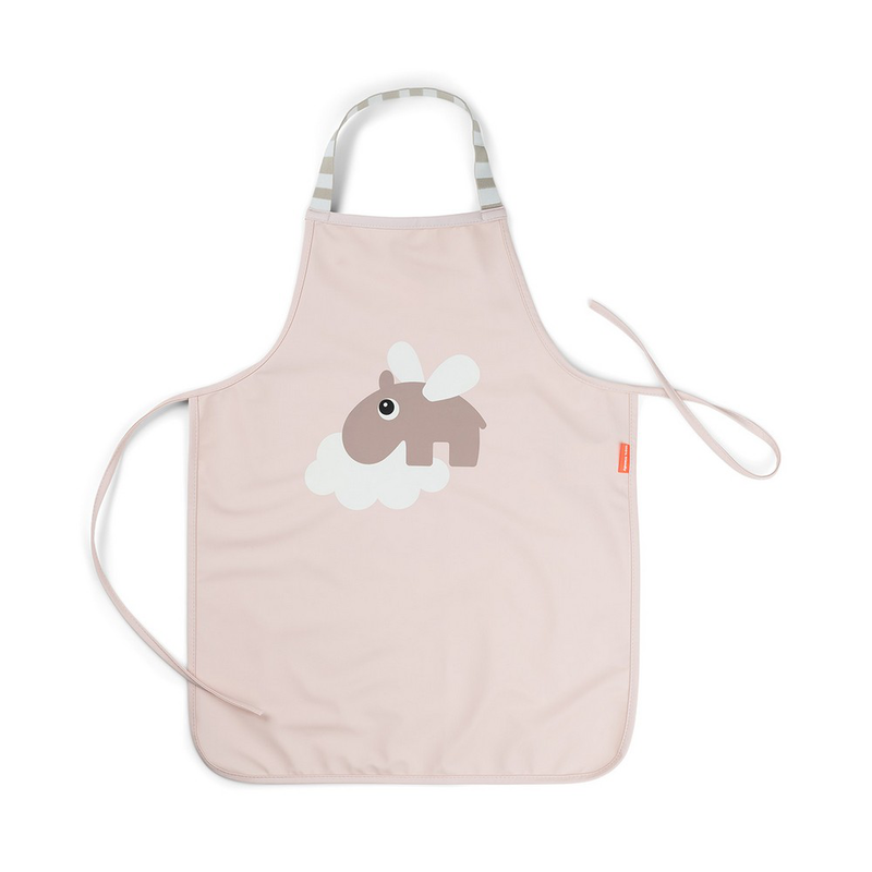 Done by deer waterproof kids apron happy clouds - powder-null