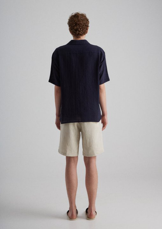 Sanona monochrome shirt / navy blue-null