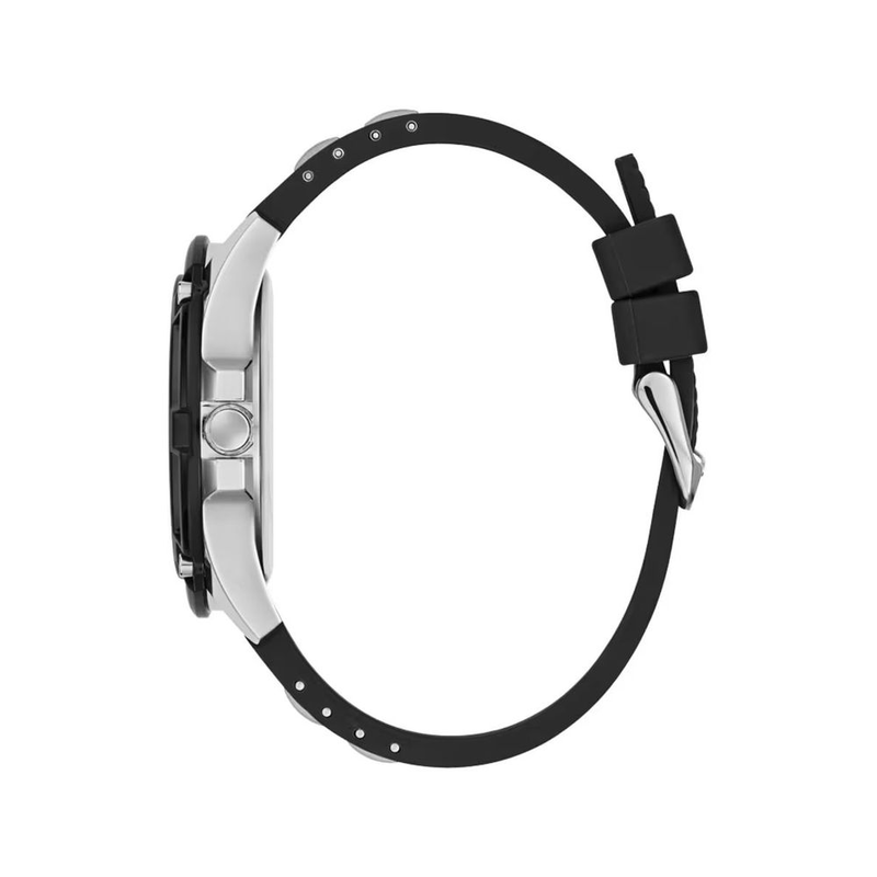 Black synthetic sport watch-null