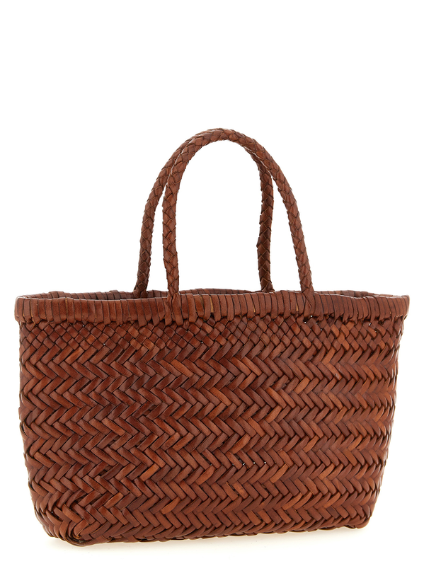 Brown calfskin handbag-null