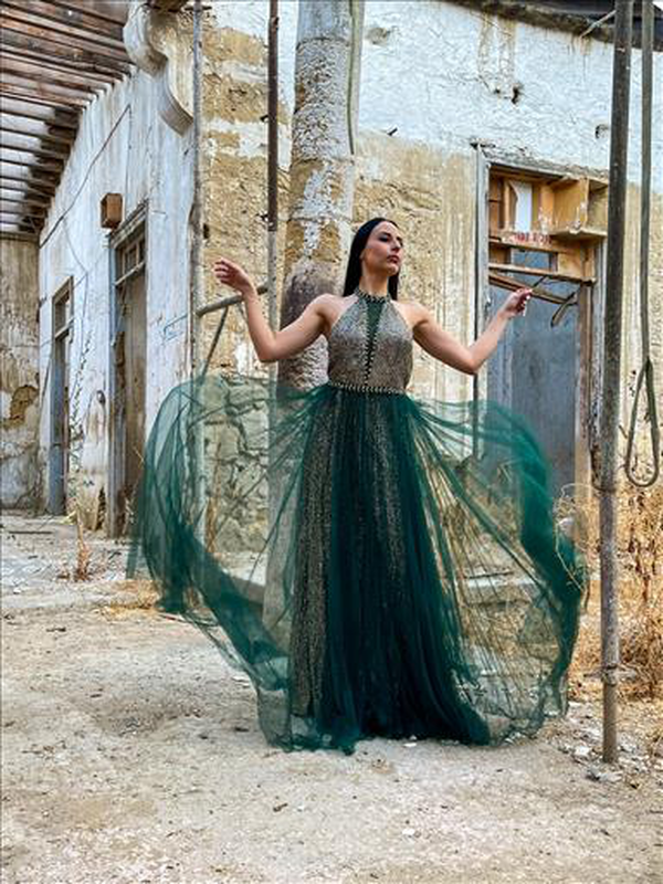 Dress maxi evening image number null