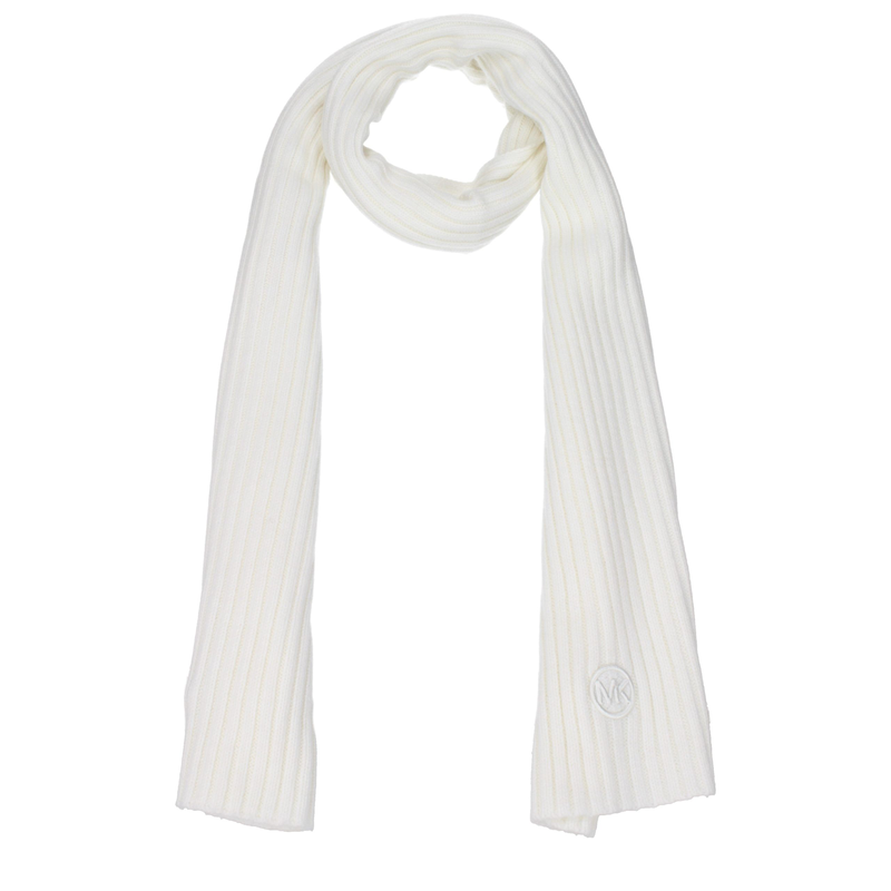 White polyester scarf-null