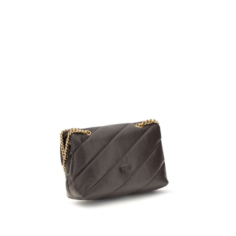 Brown calf leather bos taurus shoulder bag-null