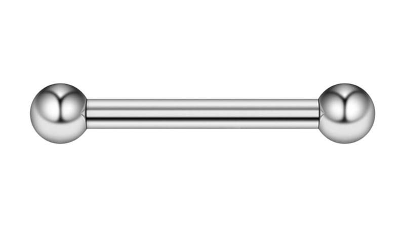 Product image: Surgical steel barbell industrial ball silver-null