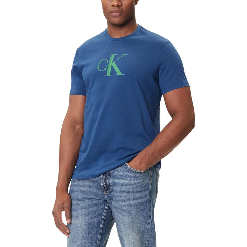 Blue cotton t-shirt-null
