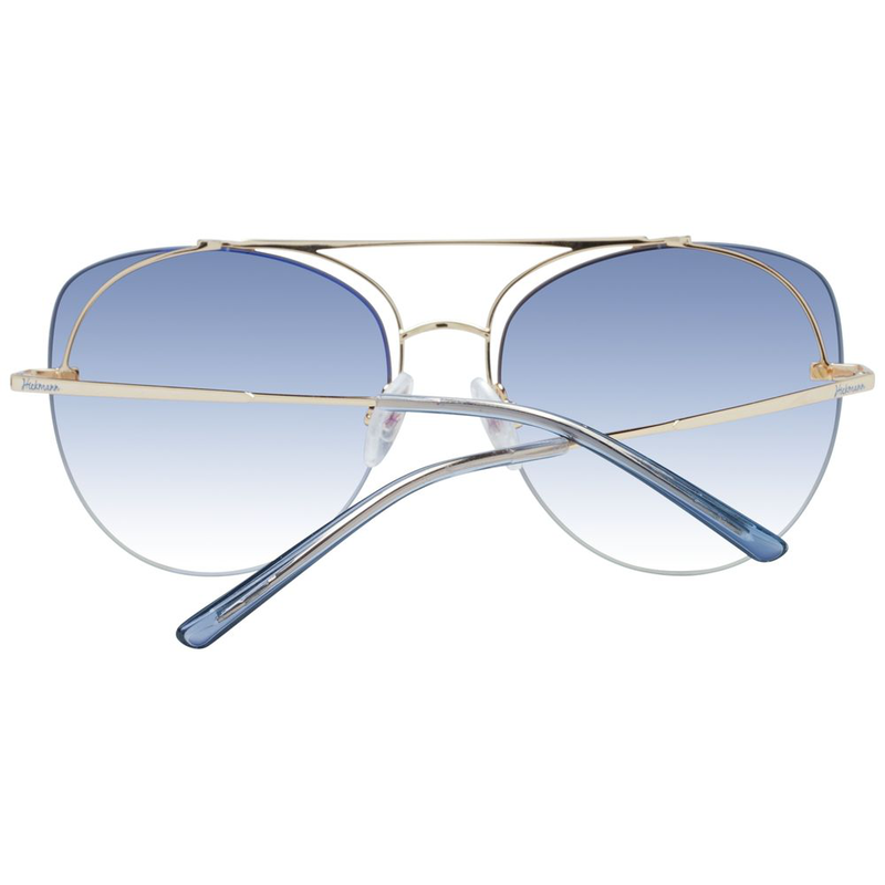 Gold metal sunglasses-null