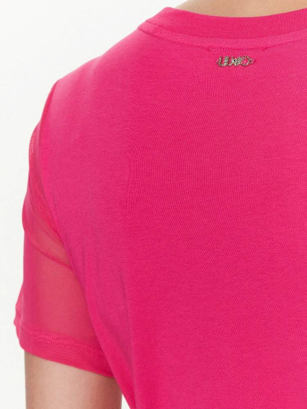 Liu Jo t-shirt with lace details image number null