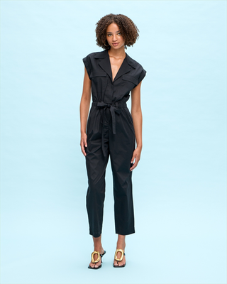 Jumpsuit cotton short sleeve