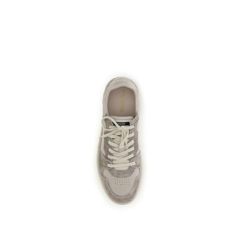 Gray calf leather bos taurus low top sneakers-null