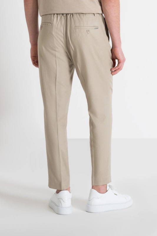 Product image: Trousers gustaf carrot fit linen-null