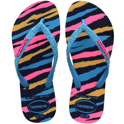 Kids slim glitter trendy, Navy, medium