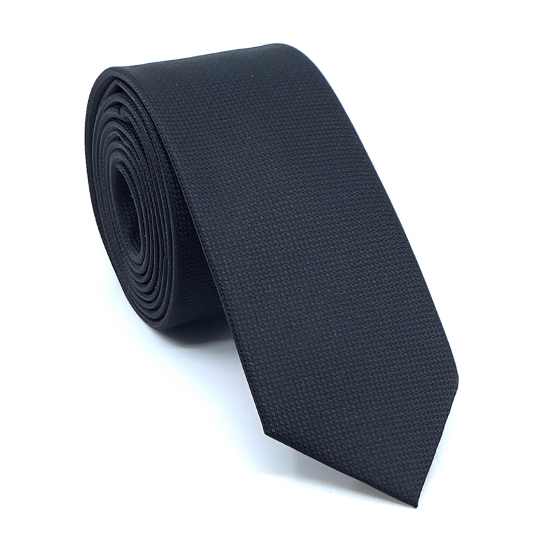 Micro-patterned tie with handkerchief image number null