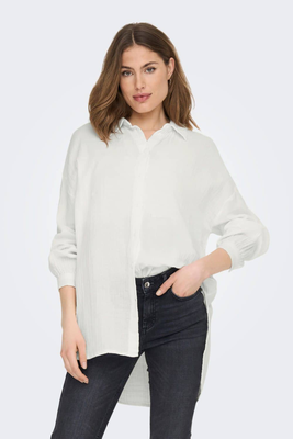 Only shirt oversized, Ecru, medium