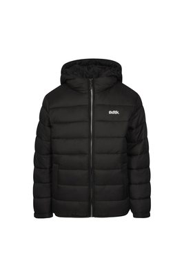 Bdtk kids unisex jacket fz hooded ls, Black, medium