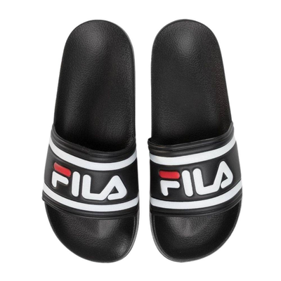 Fila oro bay slipper 2, Black / White, medium