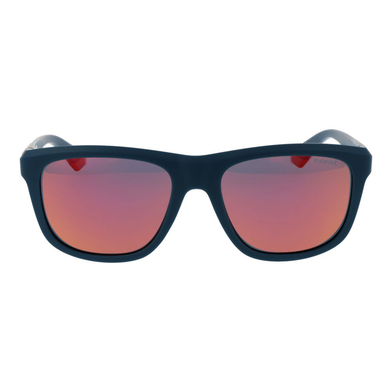 Blue plastic sunglasses-null