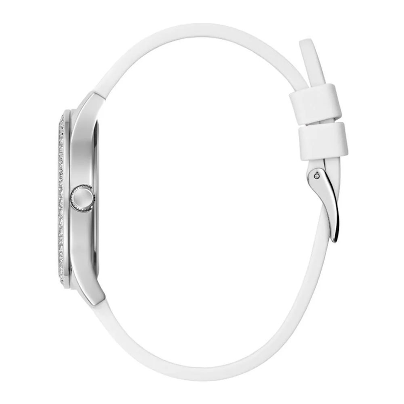 White synthetic dress watch-null