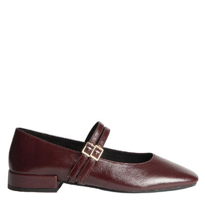 Koniarisshoes γυναικεία μπαλαρίνα, Bordeaux, medium
