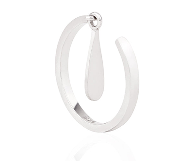 Freya midi ring, Sterling Silver 925, medium