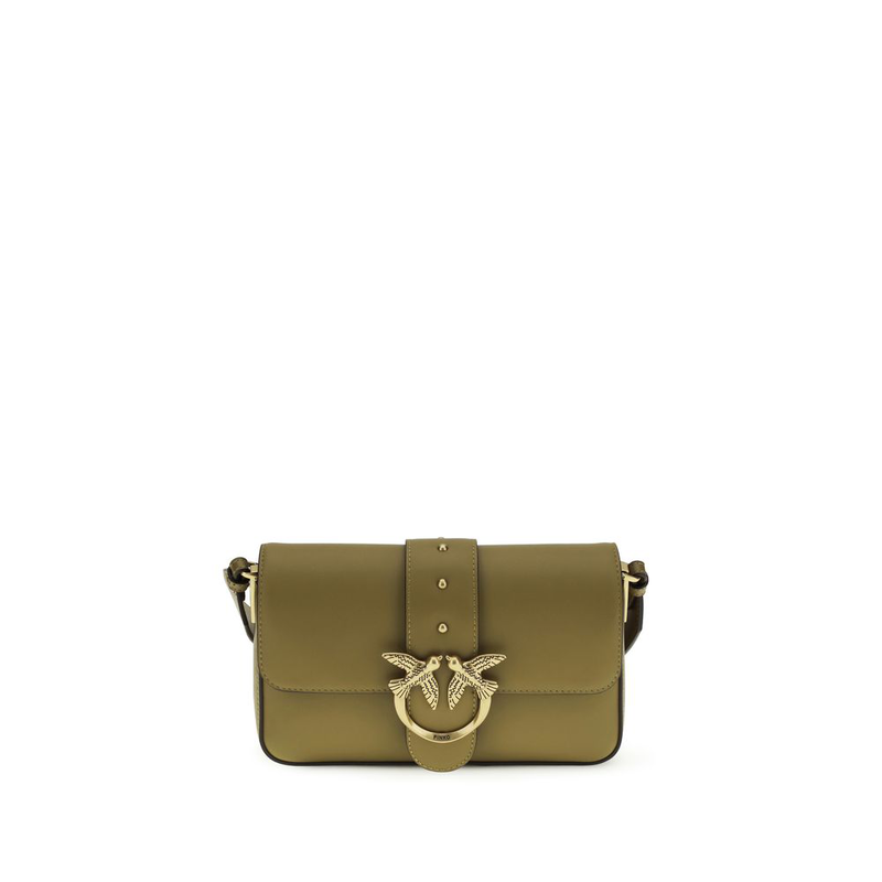 Bicolor calf leather bos taurus shoulder bag-null
