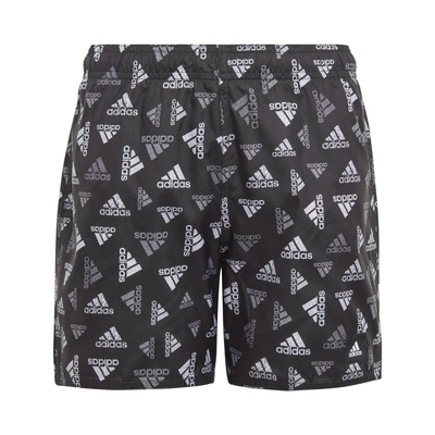 Bos aop swim shorts, Black, medium