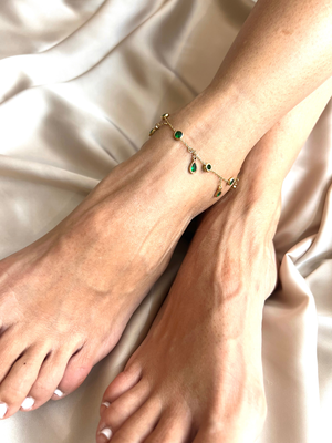 Anklet chain, , medium