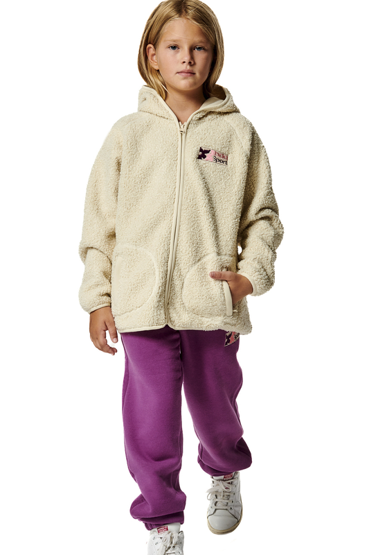 Boucle faux sheepskin jacket-null