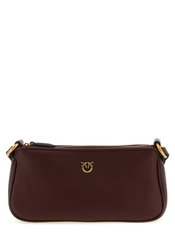 Bordeaux cowhide crossbody bag-null