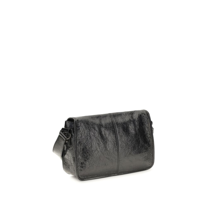 Black lamb ovis aries aries shoulder bag-null