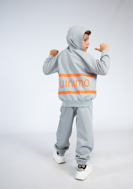 Set sweatshirt hoodie cardigan with joggers image number null