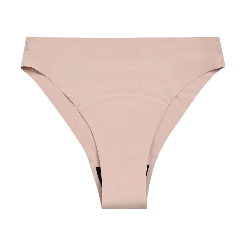 Seamfree hi-leg cheeky moderate-heavy absorbency-null