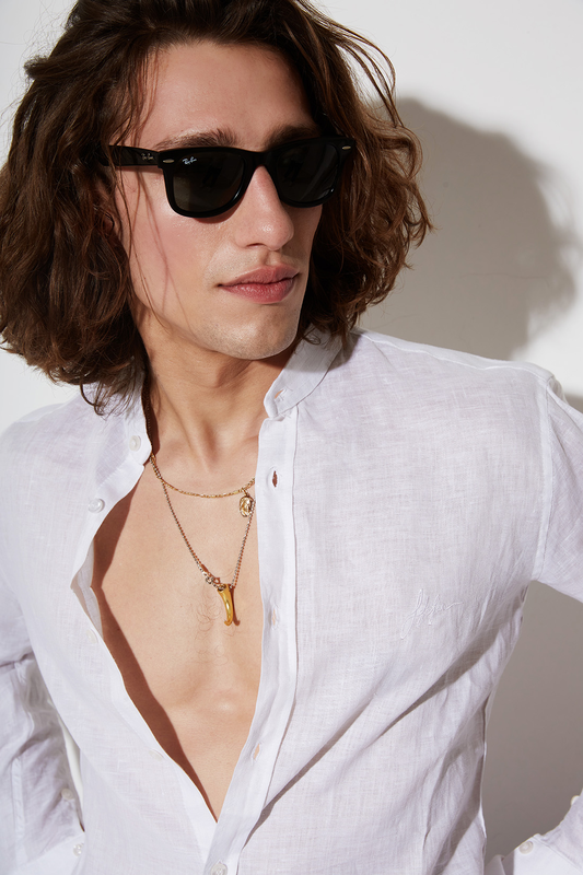 Stefan proper linen shirt image number null