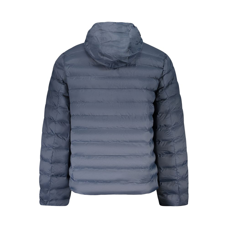 Blu poliammide mens jacket-null