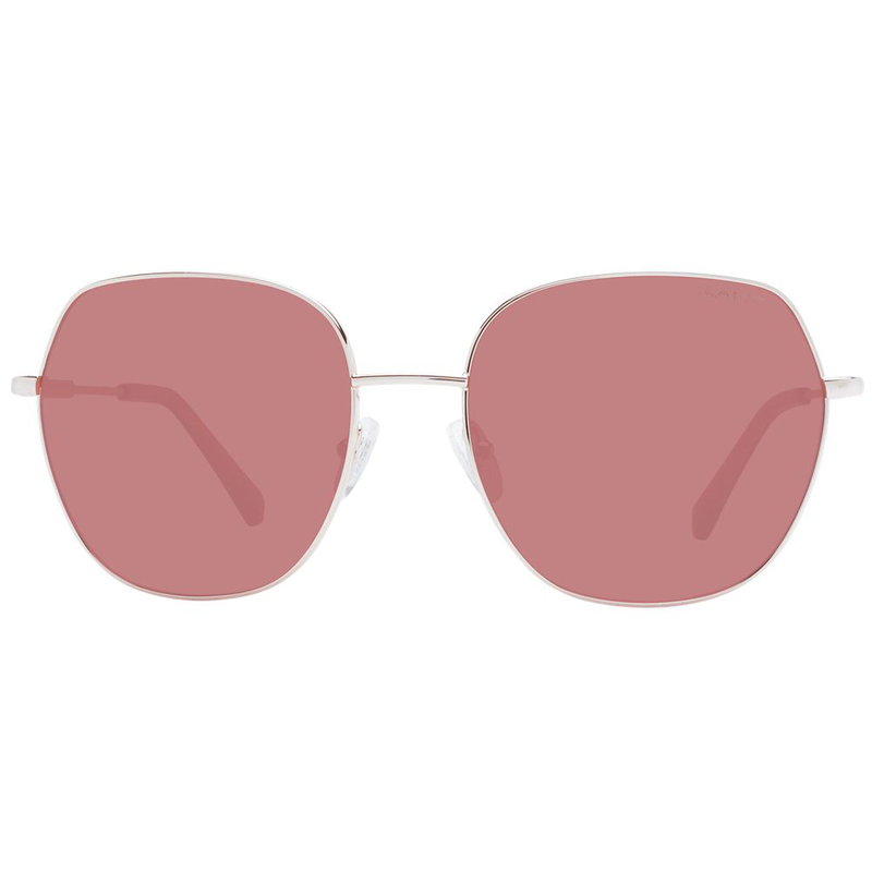 Rose gold metal sunglasses-null