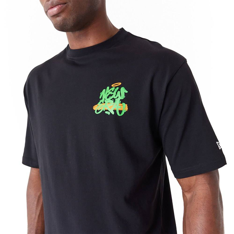 Spray graphic oversized t-shirt-null