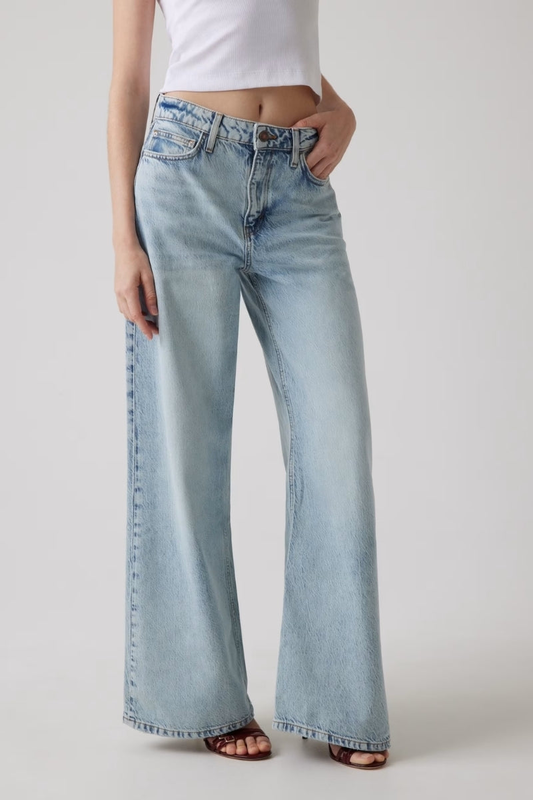 Bellflower denim trouser image number null