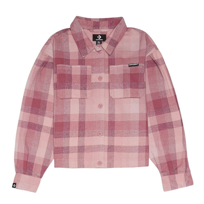 Youth relaxed boxy shacket