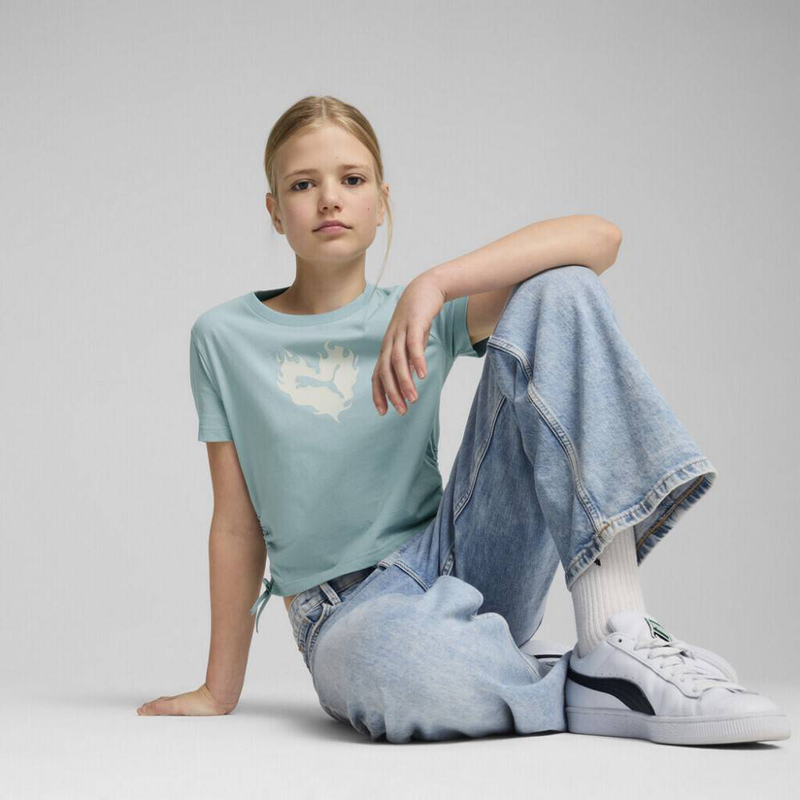 Product image: Flaming love knotted t-shirt g-null