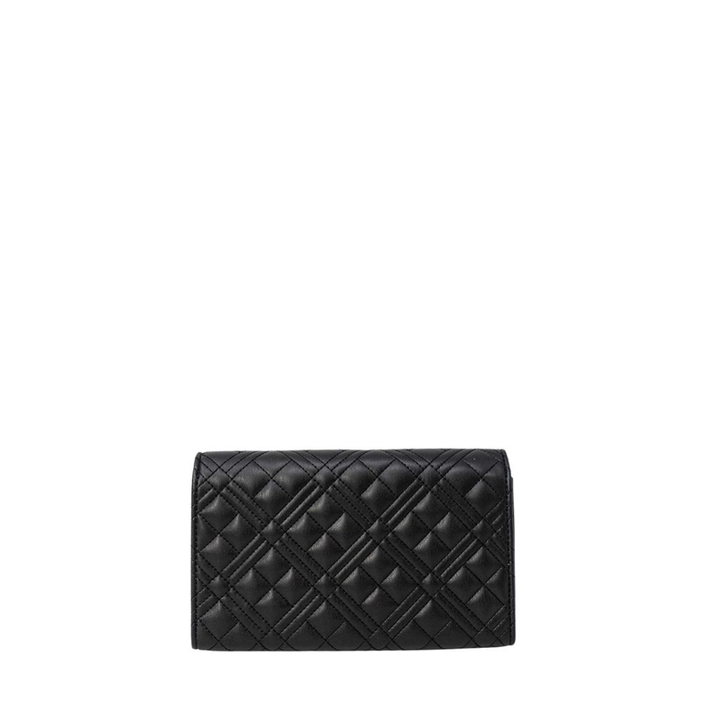 Black polyethylene handbag-null