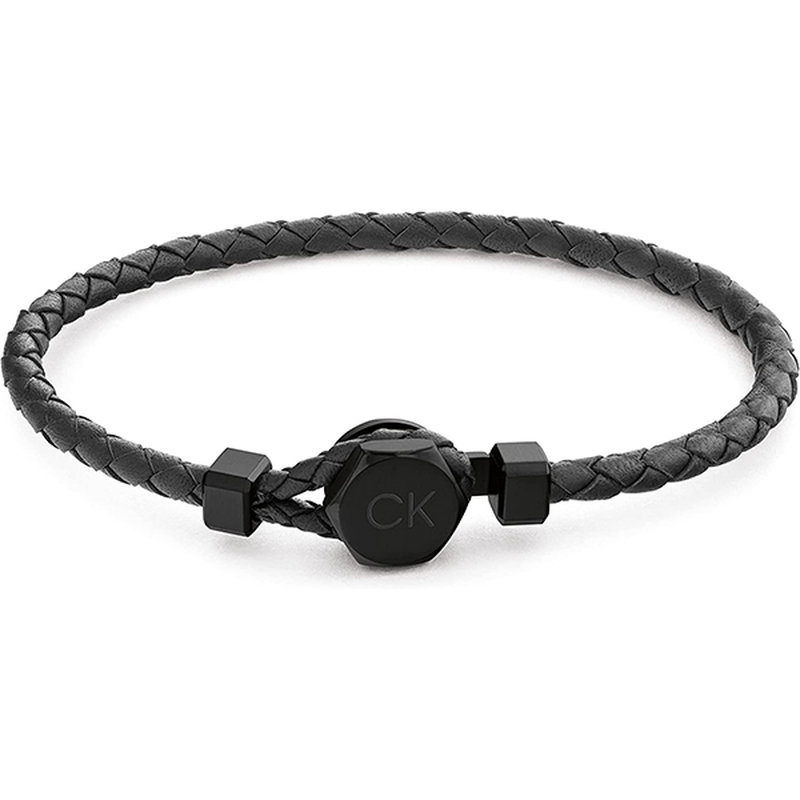 Calvin Klein latch black men's bracelet-null